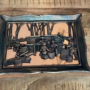 Maple Sugar Time Cooper 3D Wall Art  13.75W x 10"H Wall Hanging Decor